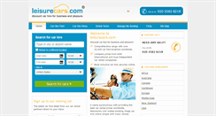 Desktop Screenshot of leisurecars.com